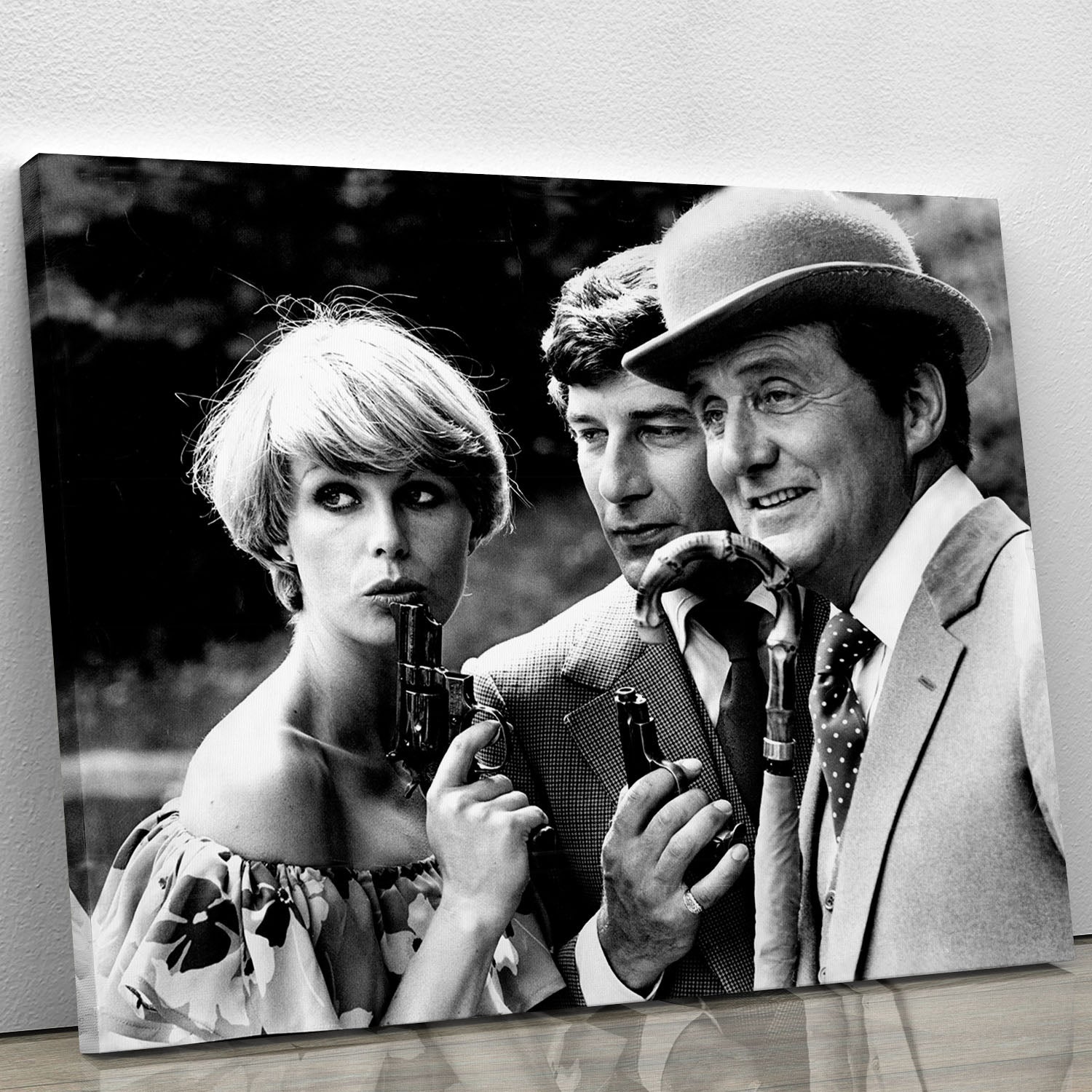 A vibrant canvas print featuring The New Avengers, showcasing iconic characters in action, perfect for home or office decor.