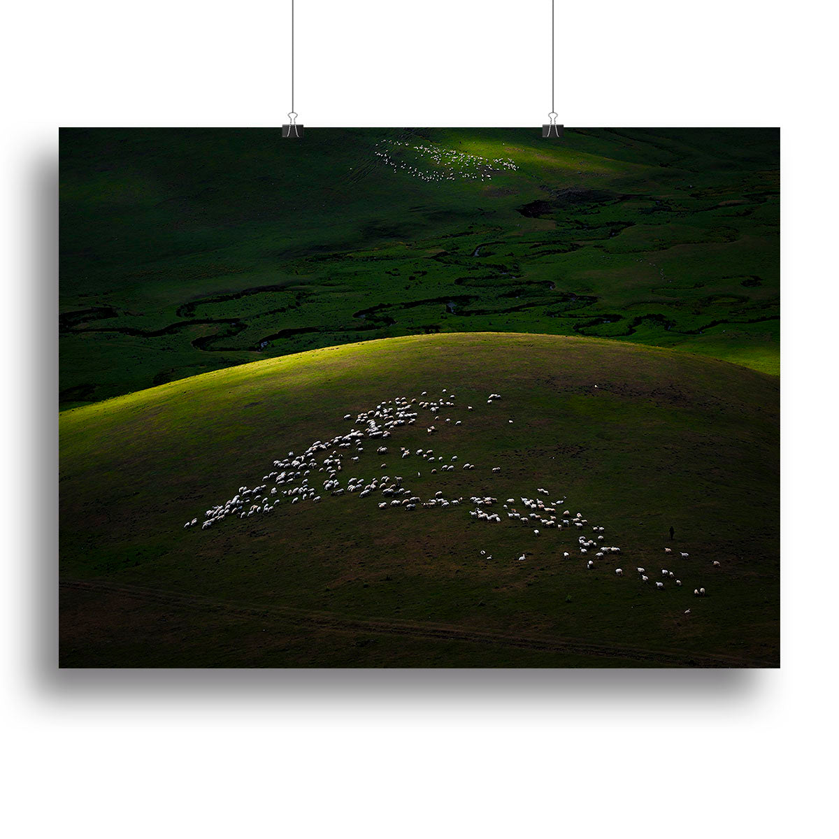 A beautifully designed canvas print featuring modern art, showcasing vibrant colors and intricate patterns, perfect for home decor.