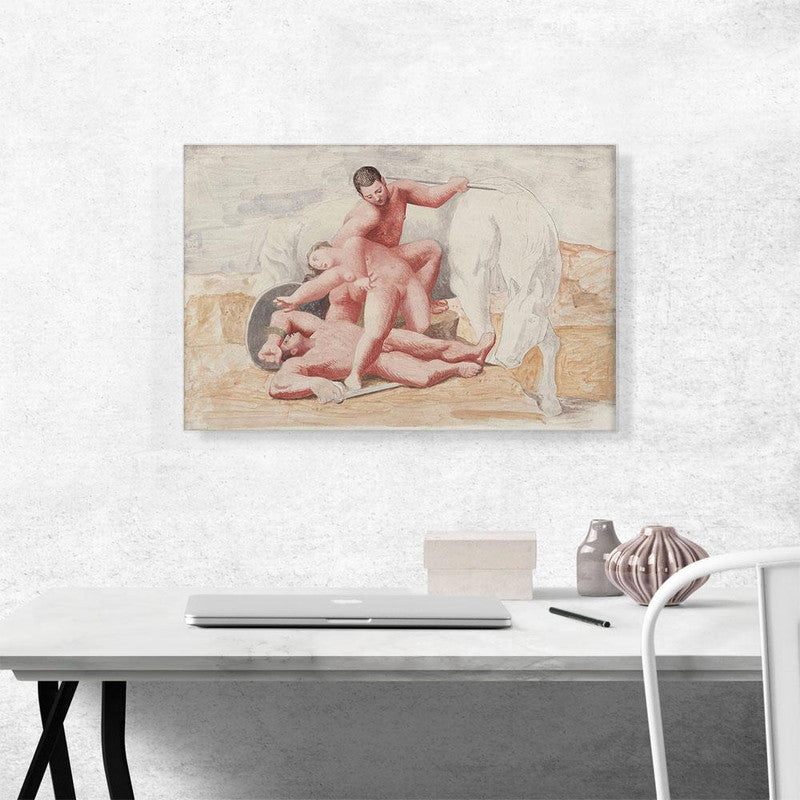 Canvas art print titled 'The Rape 1920', showcasing intricate details and vibrant colors, perfect for enhancing any decor.