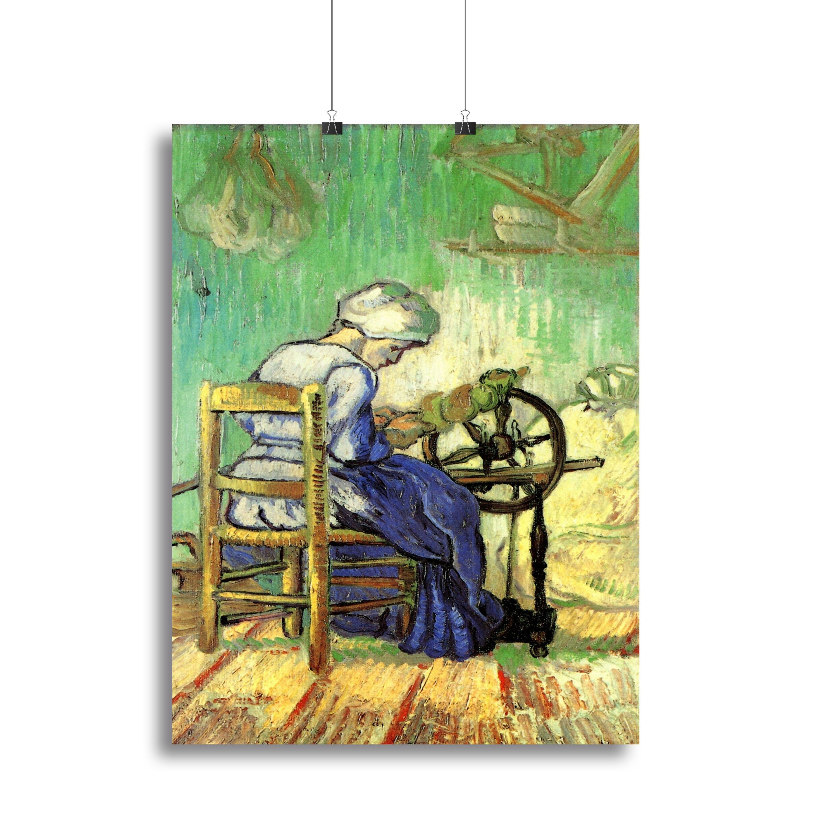 The Spinner by Van Gogh canvas print showcasing vibrant colors and expressive brushwork, perfect for home decor.