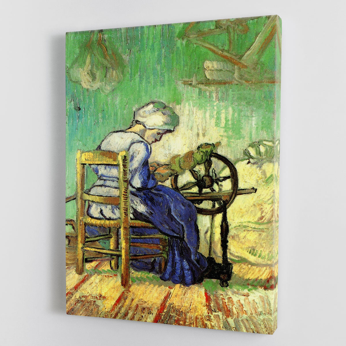 The Spinner by Van Gogh canvas print showcasing vibrant colors and expressive brushwork, perfect for home decor.