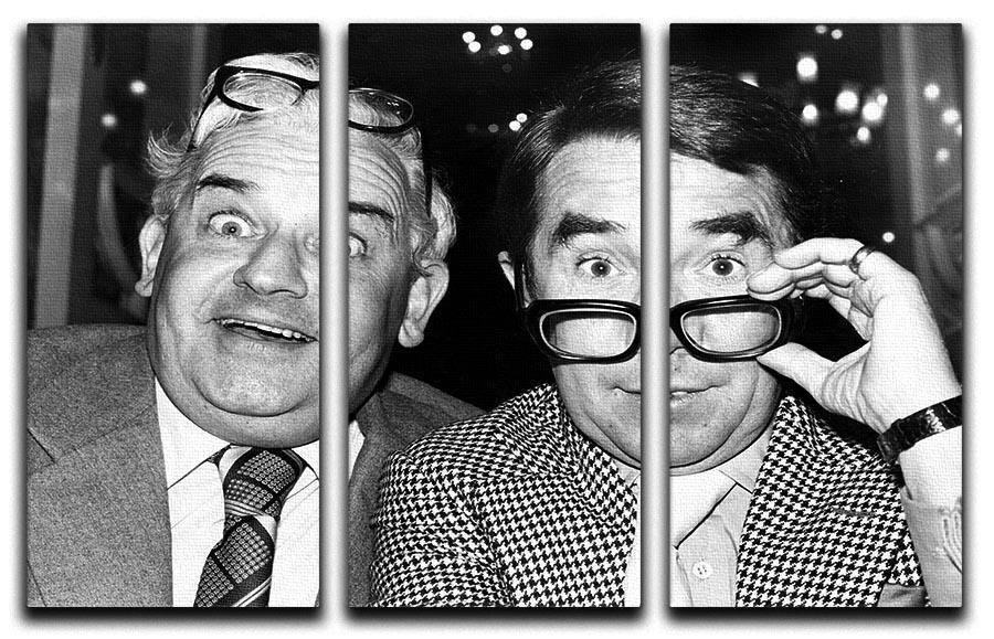 The Two Ronnies 3 Split Panel Canvas Print featuring vibrant colors and a captivating design, perfect for home decor.
