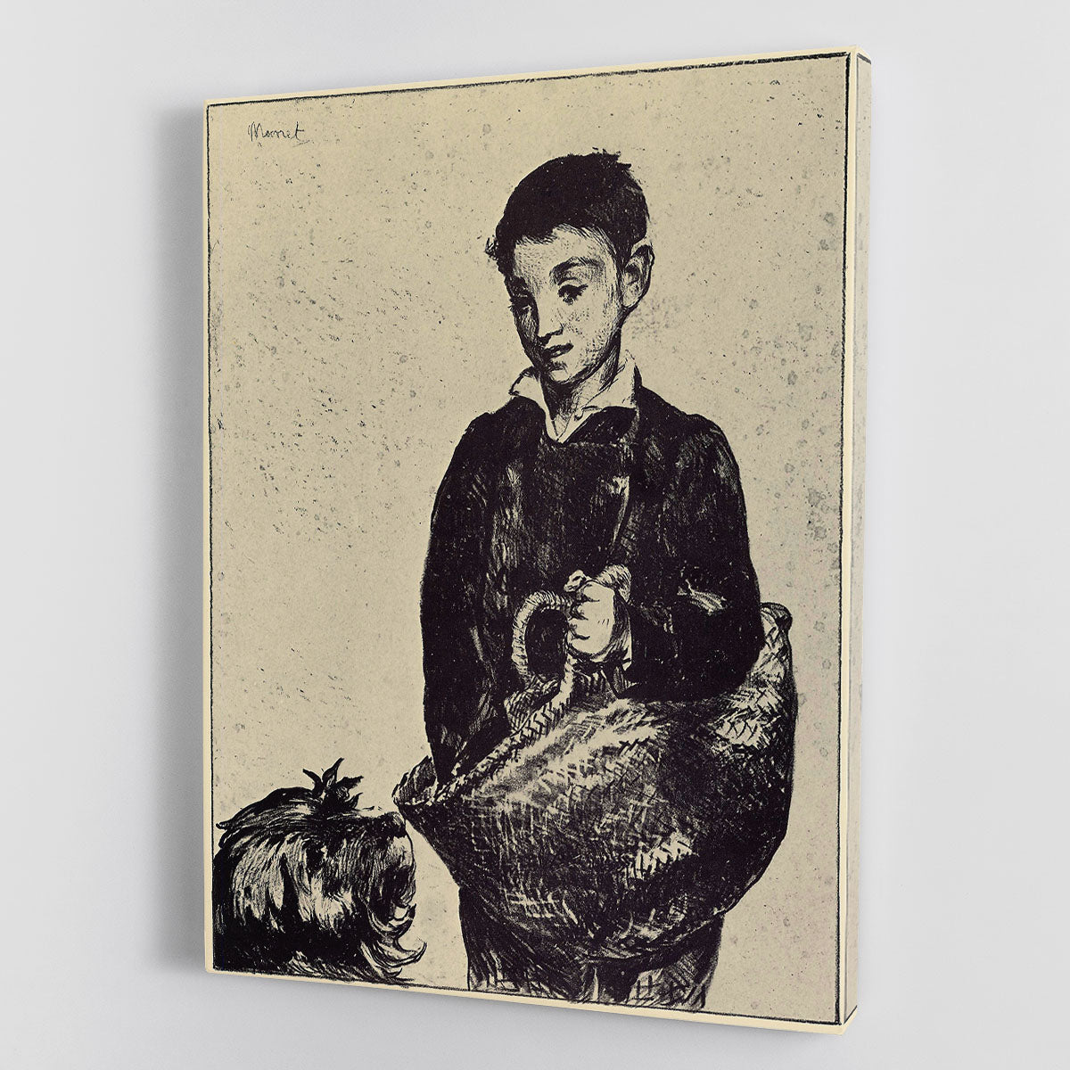 The Urchin by Manet canvas print showcasing vibrant colors and intricate details, perfect for home or office decor.
