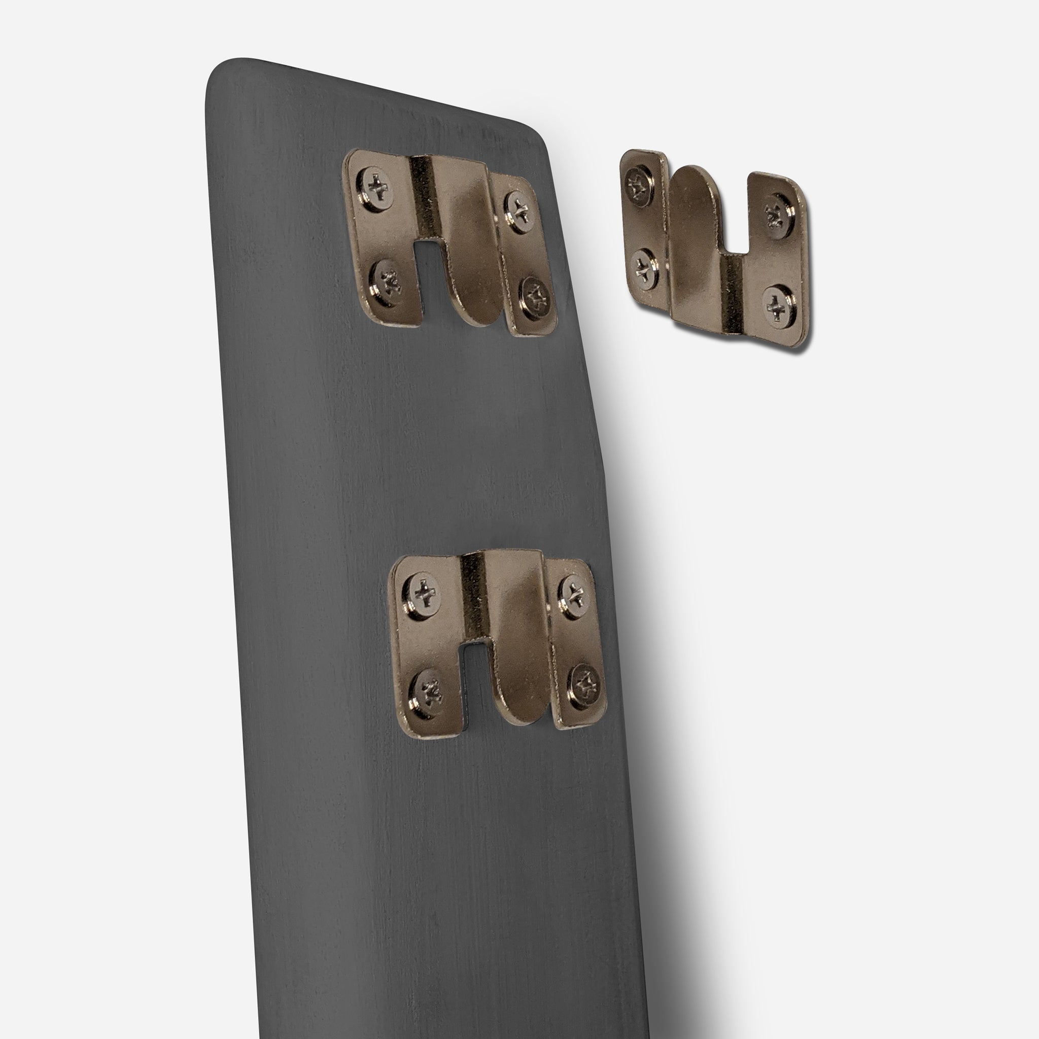 Stylish TIPsy wine rack displaying wine bottles, crafted from repurposed wood with brushed brass accents.