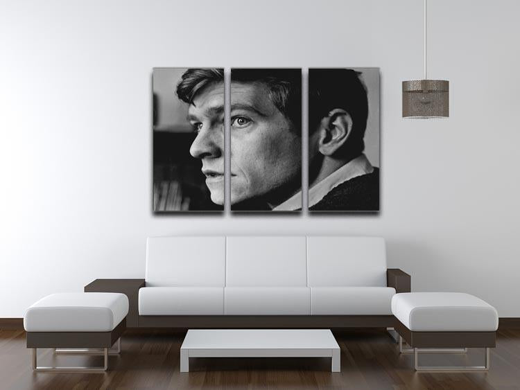 Tom Courtenay in 1961 3-panel canvas print showcasing elegant design and vibrant colors.