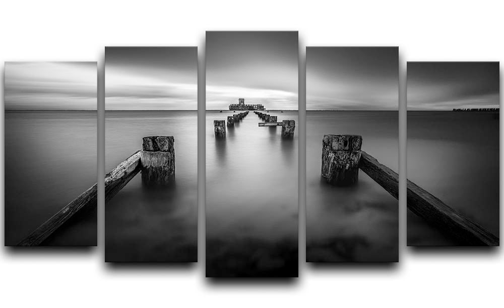 Torpedownia 5 Split Panel Canvas artwork featuring five panels with a cohesive design, adding depth and dimension to any space.
