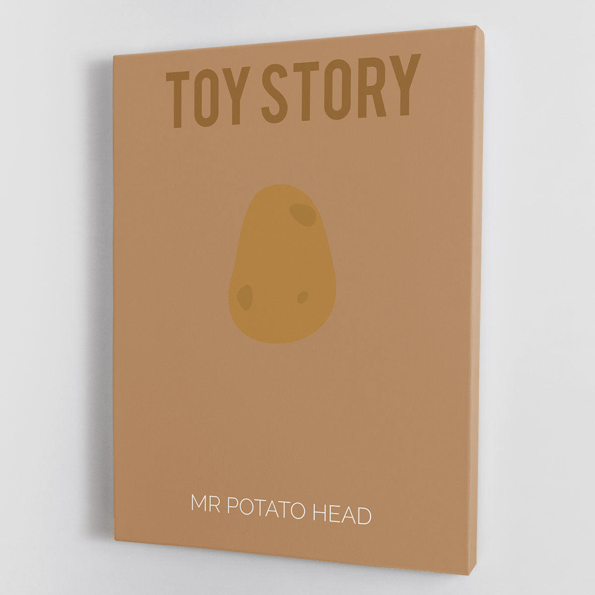 Toy Story Mr Potato Head canvas print featuring vibrant colors and playful design, perfect for fans and decor enthusiasts.
