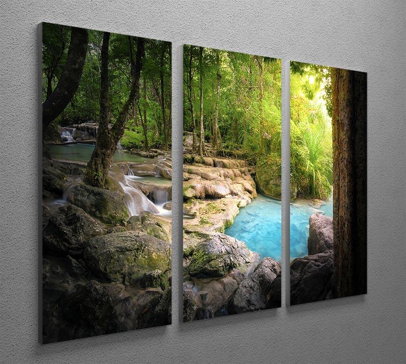 Tranquil 3-panel canvas print featuring serene nature scenes, perfect for home decor.