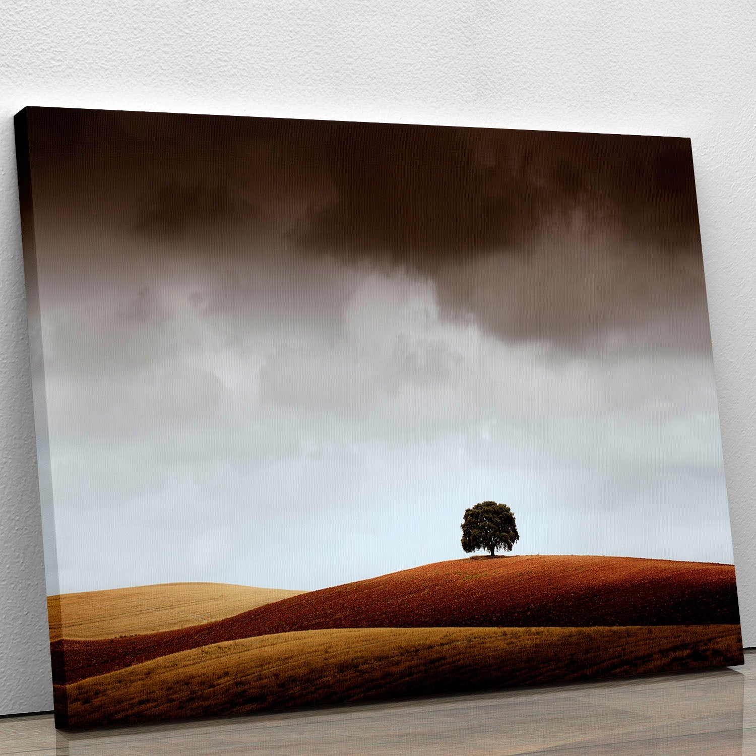 Tuve Que Pararme Al Verla canvas print showcasing vibrant colors and intricate details, perfect for home decor.