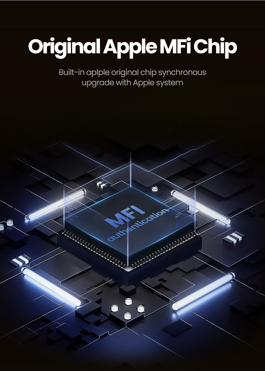 UGREEN 60158 USB-A to 8-pin iPhone Charging Cable, 2M long, black nylon braided design with aluminum connectors.