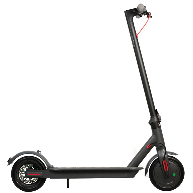 USA Warehouse Shipping 8.5 inch Aluminum Alloy Electric Tyre showcasing its sleek design and durable construction.