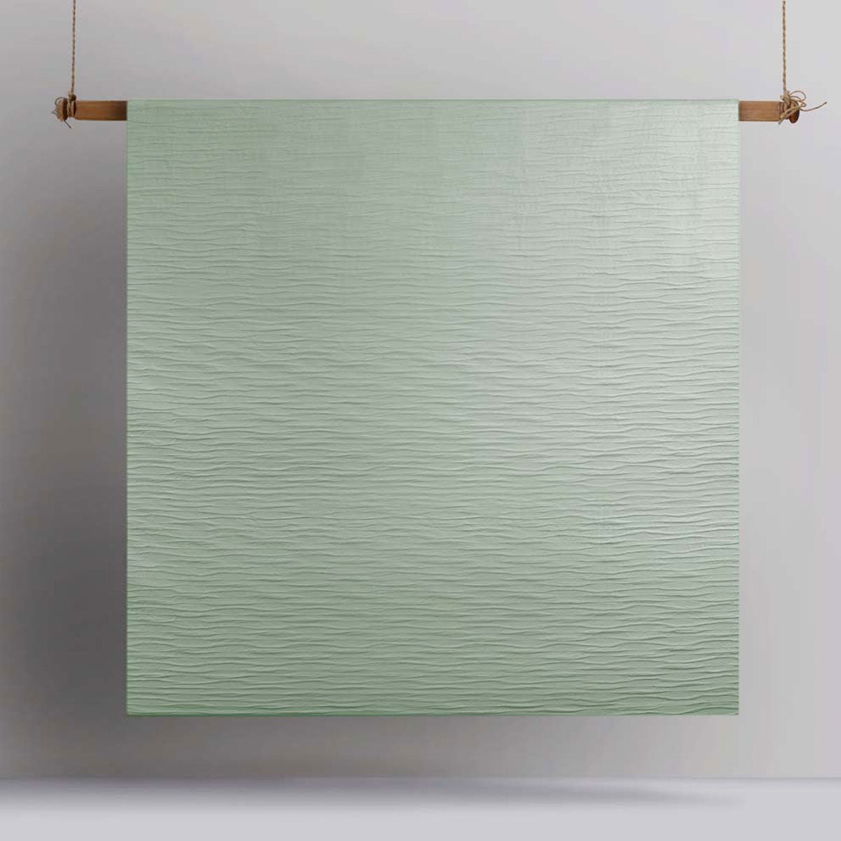 Malvern Sage Cotton Quilt Cover Set King featuring horizontal pleats and soft sage color, perfect for stylish bedroom decor.