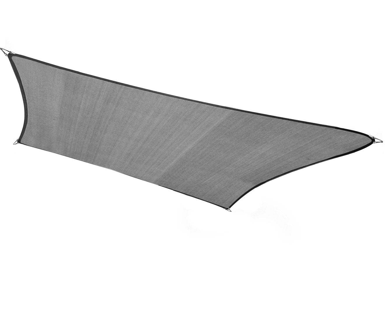 Wallaroo Rectangular Shade Sail 3m x 5m in Grey, ideal for outdoor shading and sun protection.