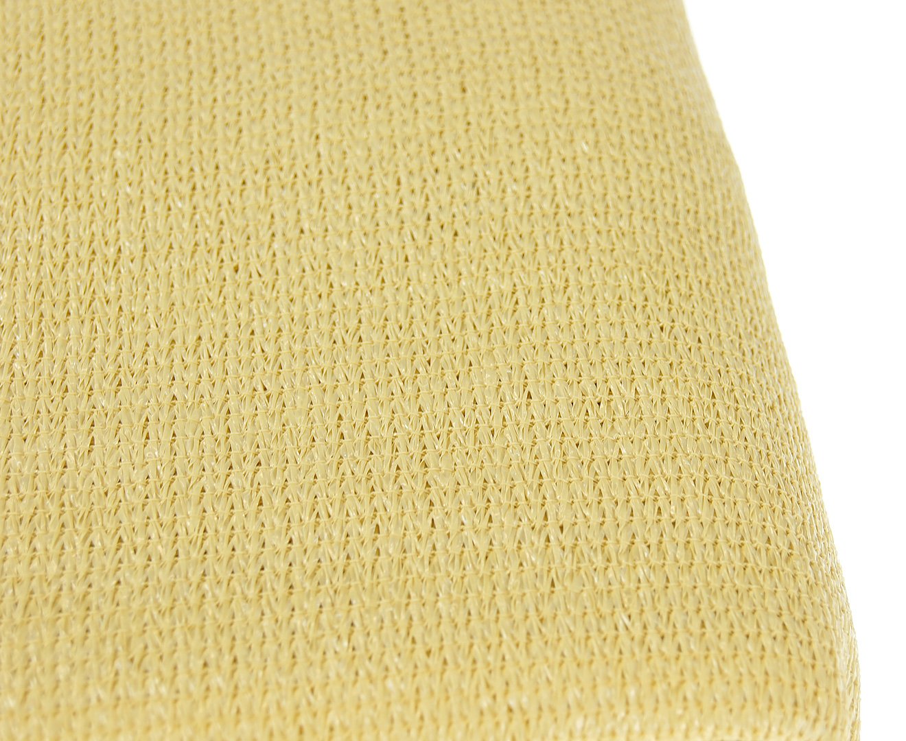 Wallaroo Square Shade Sail 6m x 6m in Sand, providing shade and UV protection for outdoor spaces.