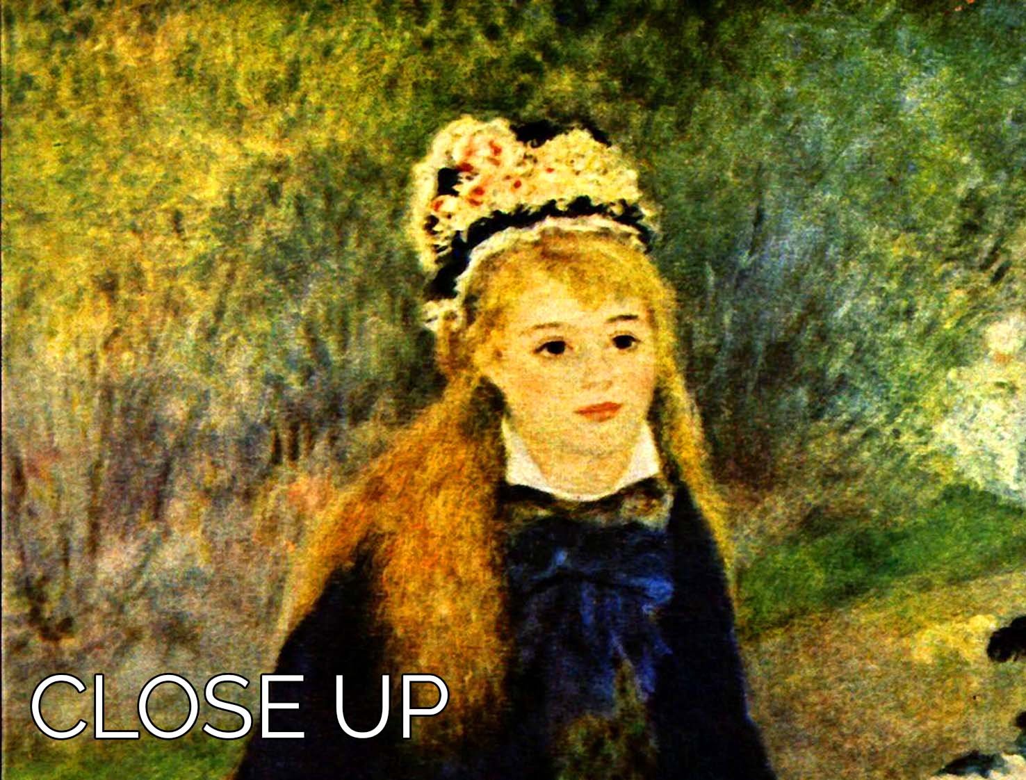 Walk by Renoir 3 Split Panel Canvas Print showcasing vibrant colors and elegant design, perfect for home or office decor.