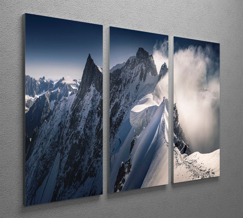 Three-panel canvas print featuring abstract design, enhancing modern decor.