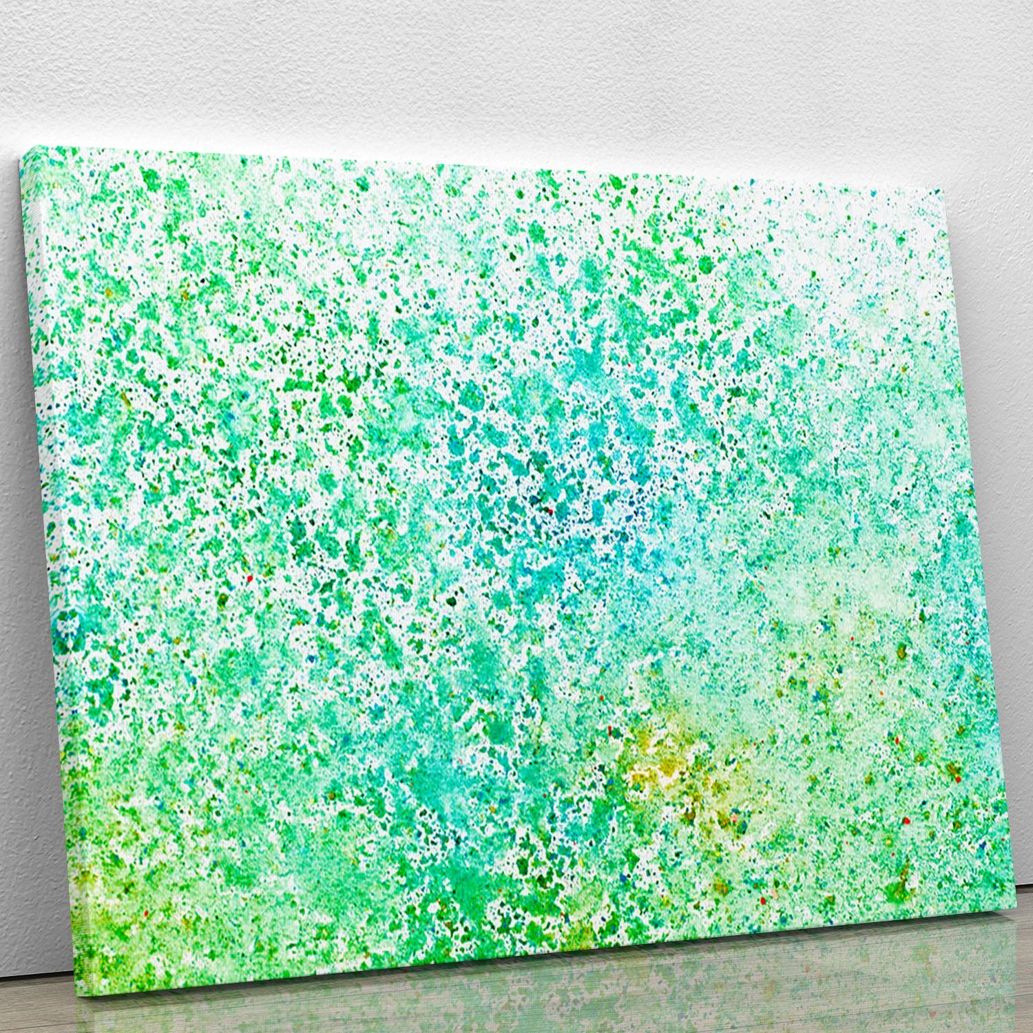 A beautiful watercolor painting on canvas showcasing vibrant colors and intricate details, perfect for home decor.