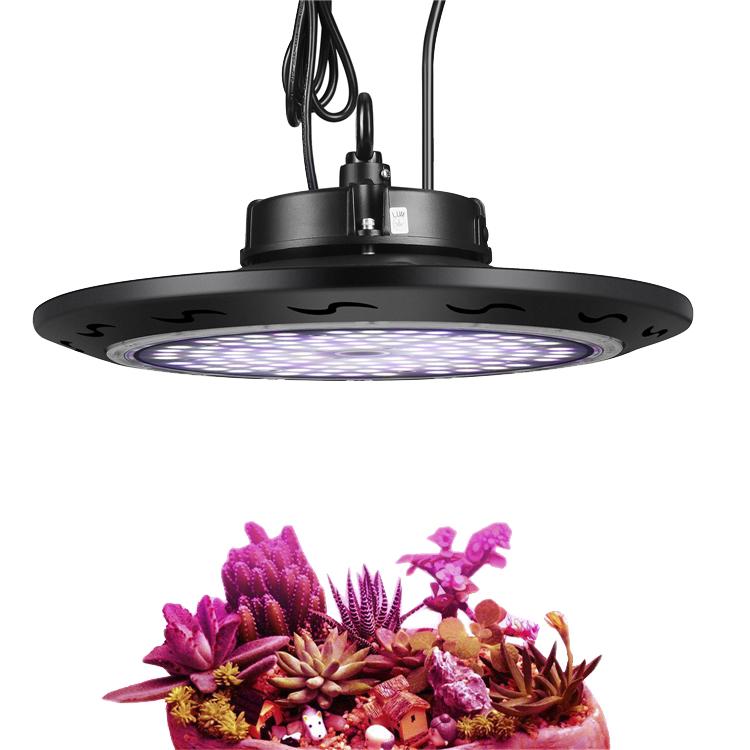 Waterproof UFO LED Grow Light 1000W with full spectrum and dimmable features, ideal for indoor and outdoor plant growth.