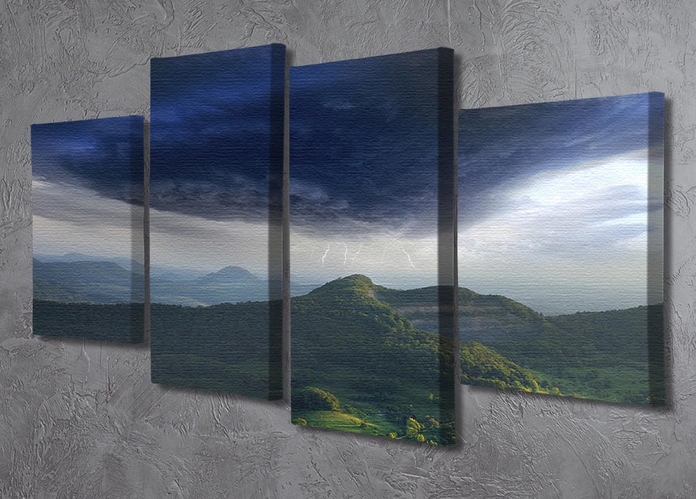Westalb 4 Split Panel Canvas artwork featuring four equal sections that create a cohesive image when hung together.