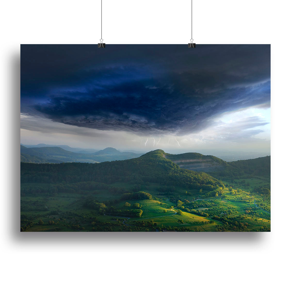 A collection of Westalb canvas prints and posters showcasing modern art, nature scenes, and inspirational quotes, beautifully displayed in a stylish room.