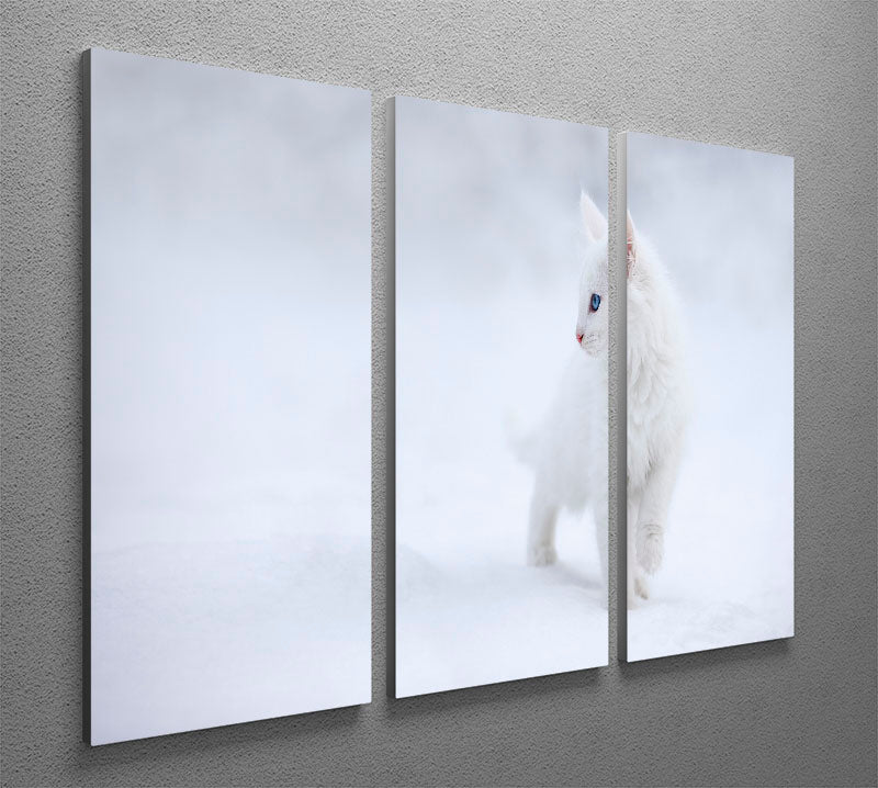 White as Snow 3 Split Panel Canvas Print showcasing elegant design and high-quality finish, perfect for home decor.