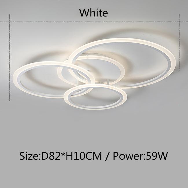 Modern LED chandelier in white and brown, perfect for bedroom and living room lighting.