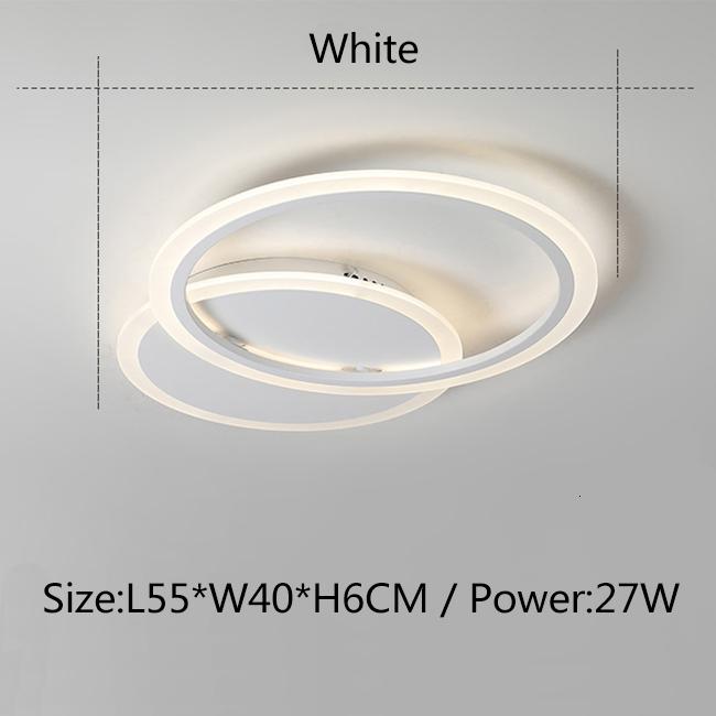 Modern LED chandelier in white and brown, perfect for bedroom and living room lighting.