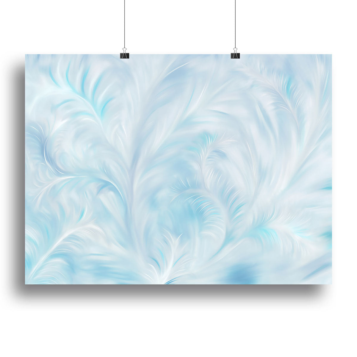 A beautiful winter-themed canvas print featuring serene landscapes and elegant designs, perfect for home or office decor.