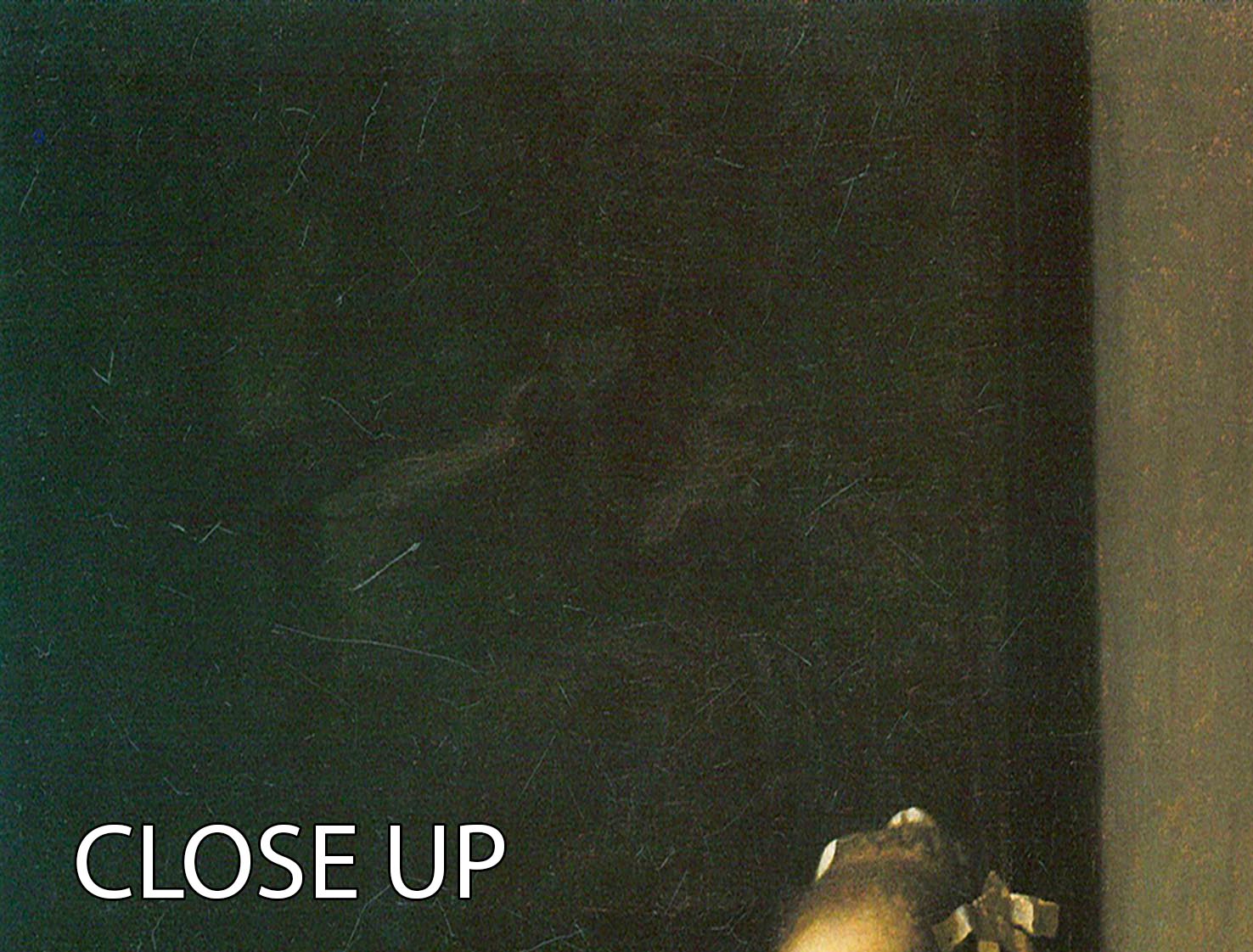 Three-panel canvas print of Vermeer's Woman in Yellow, showcasing vibrant colors and intricate details.