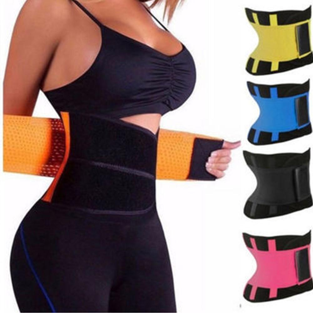 Adjustable elastic waist support belt for men and women, made of durable neoprene, designed for comfort and effective back support.