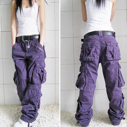Women multi-pocket overalls in various colors, showcasing a stylish hip-hop design with a relaxed fit.