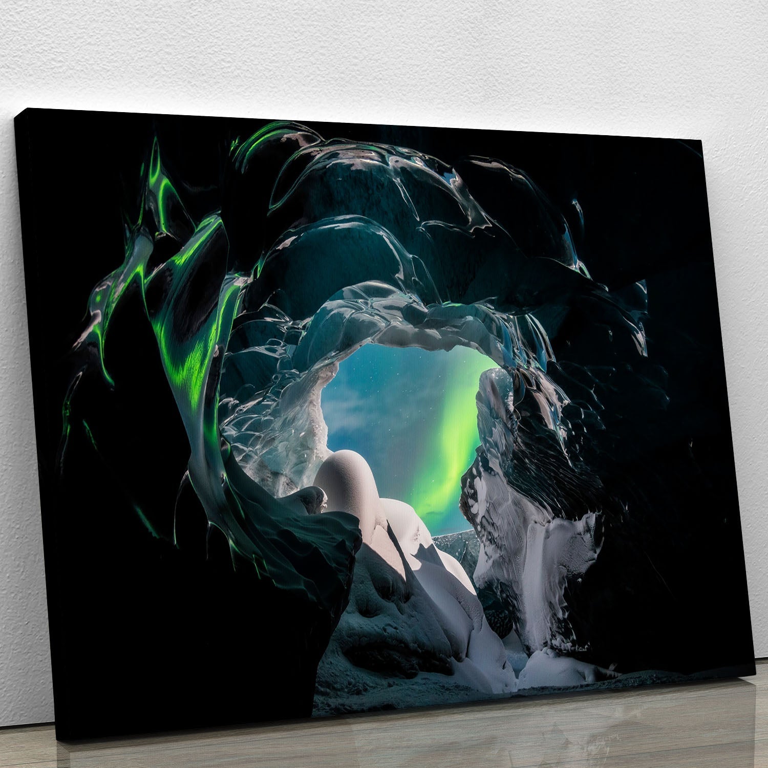 A stunning canvas print of Iceland's breathtaking landscapes, showcasing vibrant colors and intricate details.