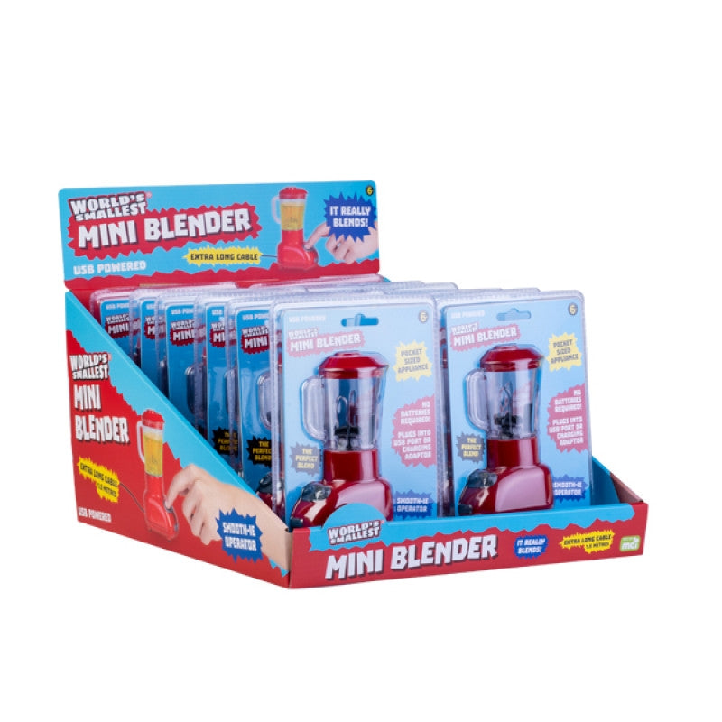 World's smallest mini blender in a compact design, perfect for travel and easy blending.