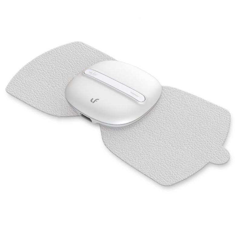 XiaomiYoupin LF Leravan Massager with gel pads for full body muscle relaxation, featuring a sleek alloy design and touch-sensitive controls.