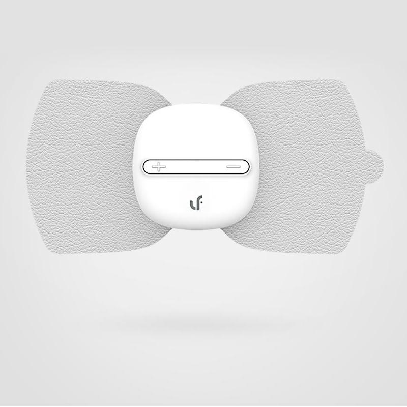XiaomiYoupin LF Leravan Massager with gel pads for full body muscle relaxation, featuring a sleek alloy design and touch-sensitive controls.