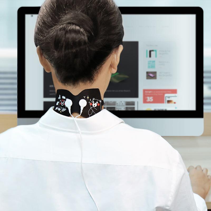 XiaomiYoupin LF Leravan Massager with gel pads for full body muscle relaxation, featuring a sleek alloy design and touch-sensitive controls.