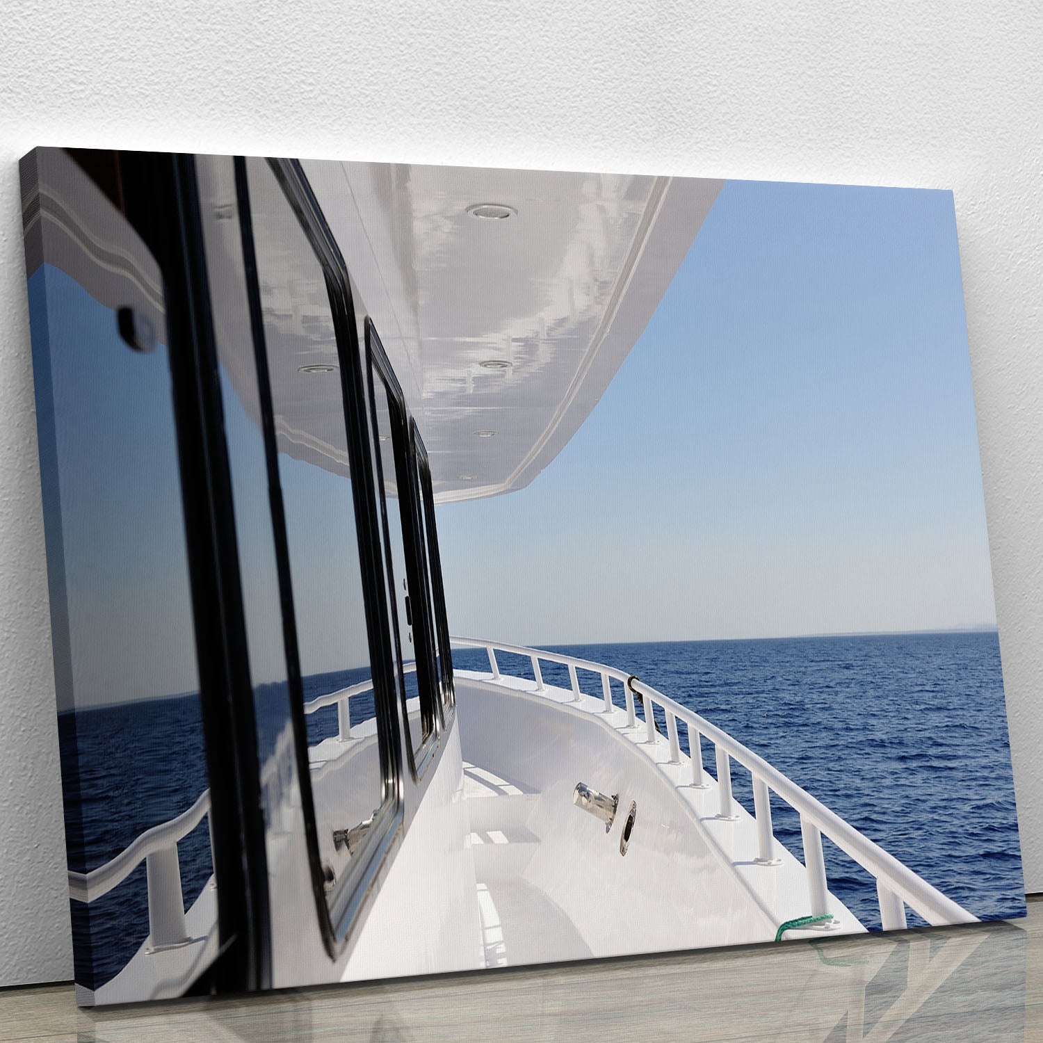 Yacht Elements canvas print showcasing nautical elegance with vibrant colors and intricate details, perfect for home decor.