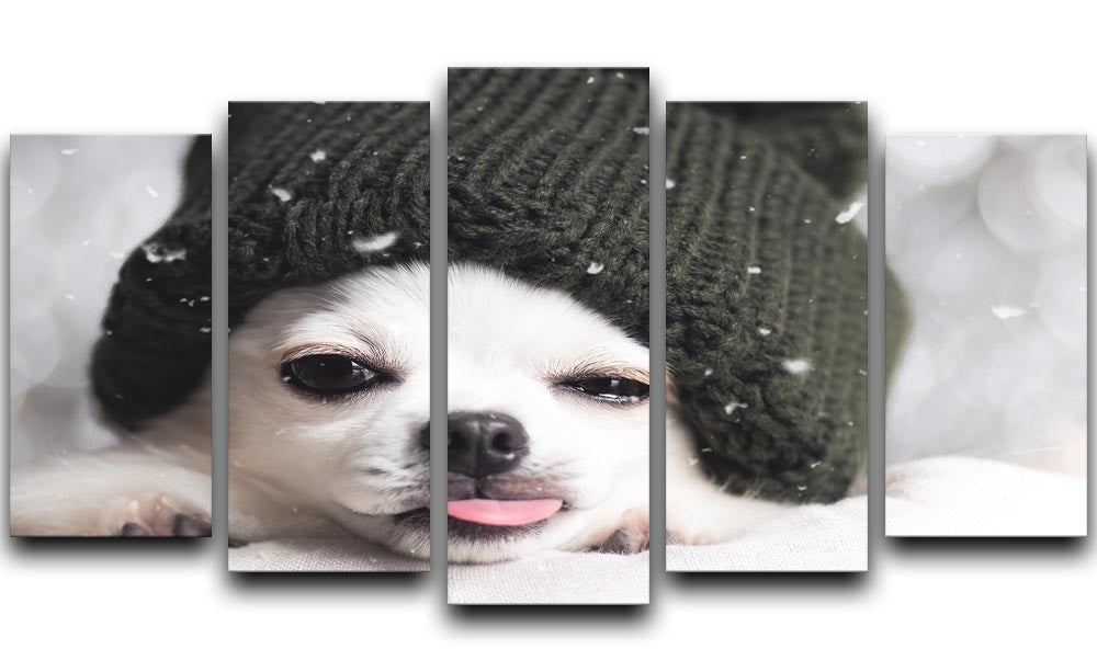 Yah boo 5 Split Panel Canvas artwork featuring five panels with a cohesive and vibrant design, perfect for home decor.