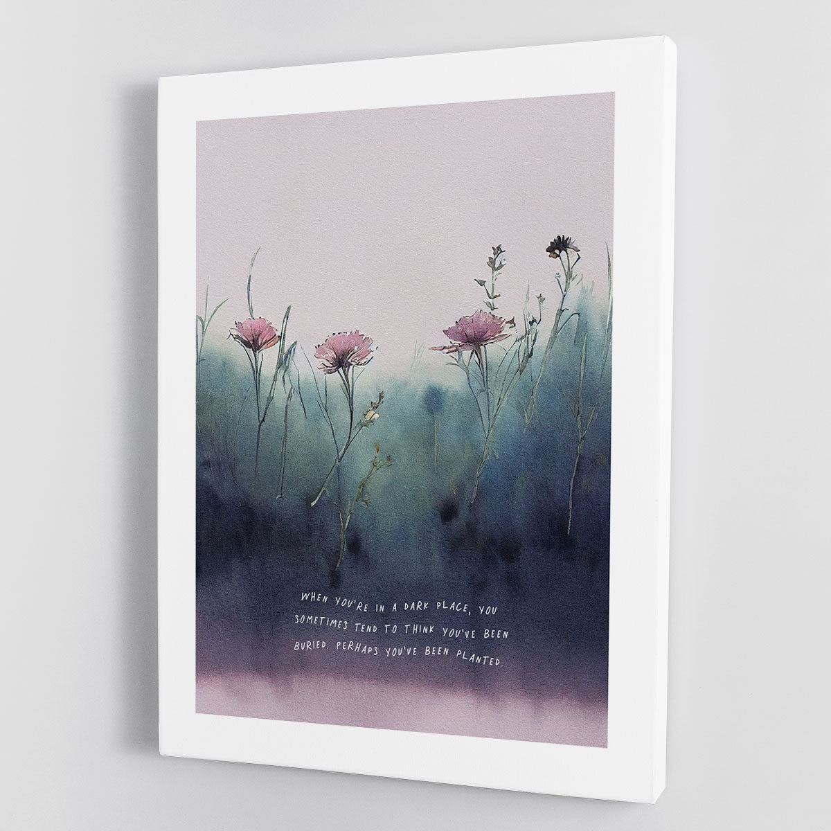 You Are Planted canvas print featuring vibrant colors and elegant design, perfect for home or office decor.