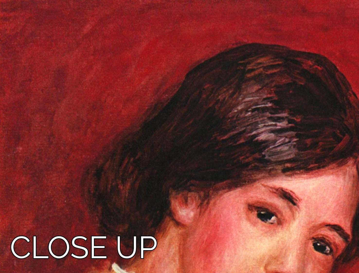 A beautiful 3-panel canvas print featuring Renoir's Young Girl with Fan, showcasing soft colors and elegant design.