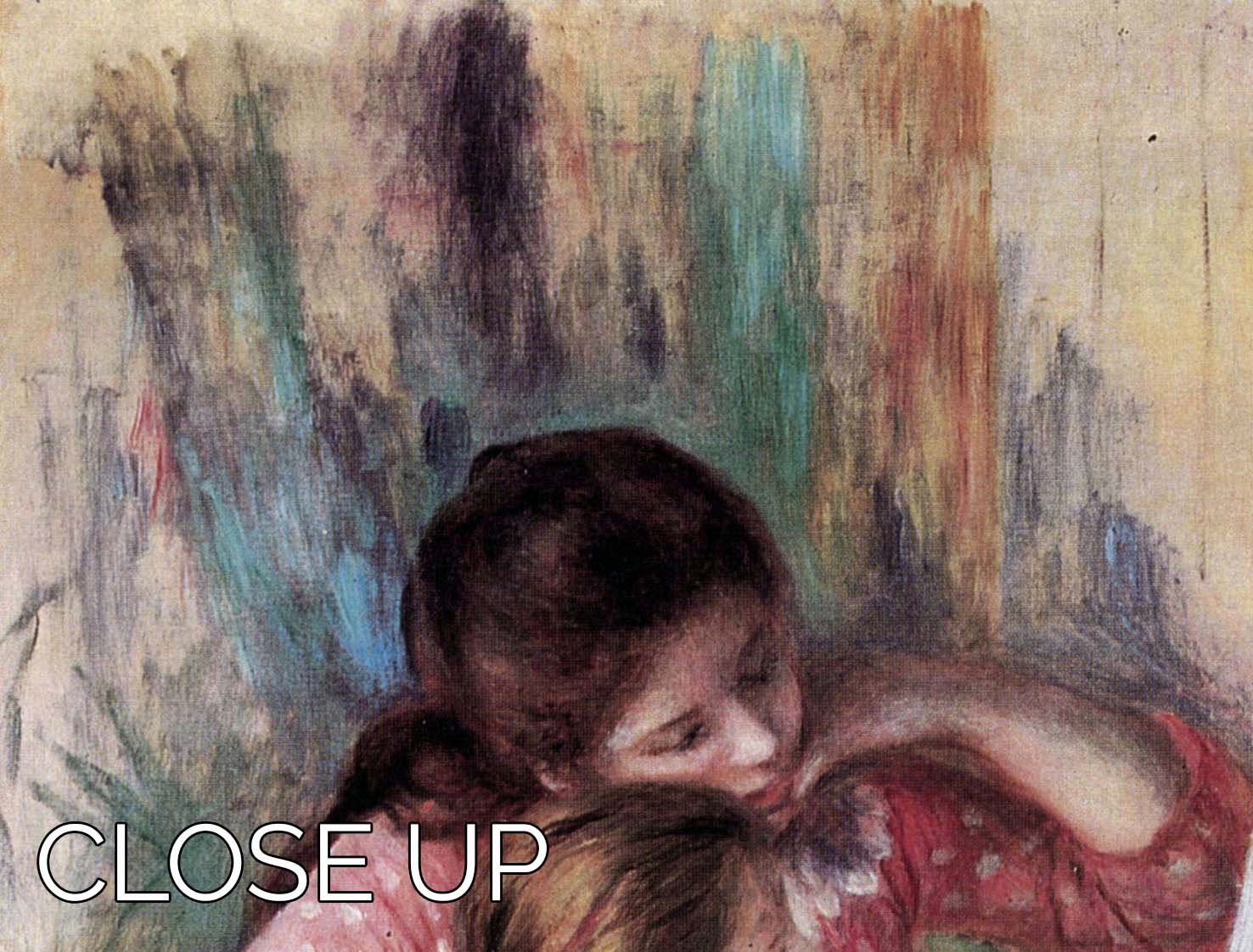 Three-panel canvas print of Renoir's Young Girls at the Piano, showcasing vibrant colors and intricate details.