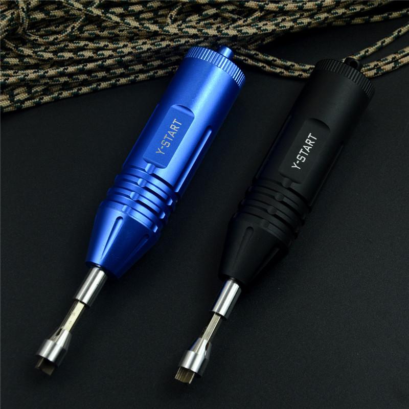 Y-START MT01 multifunctional knife tool with 11 Torix bits, showcasing its aluminum alloy body and compact design.