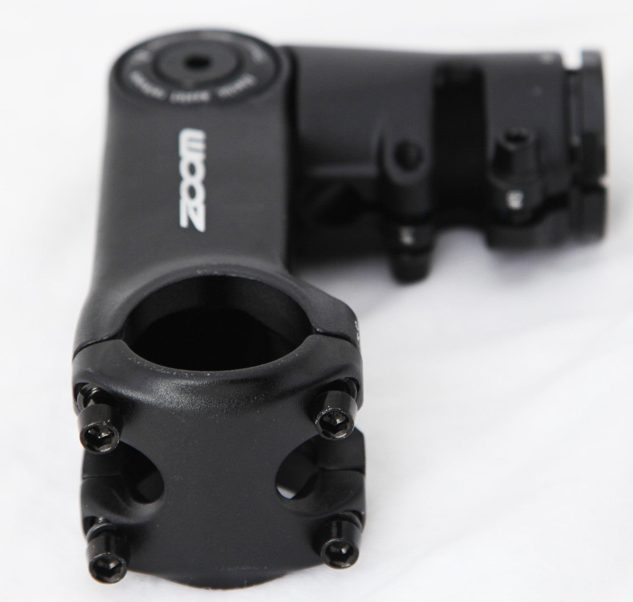ZOOM TDS-D616 height adjustable stem for MTB and eBike, featuring cable integration and a sleek black finish.