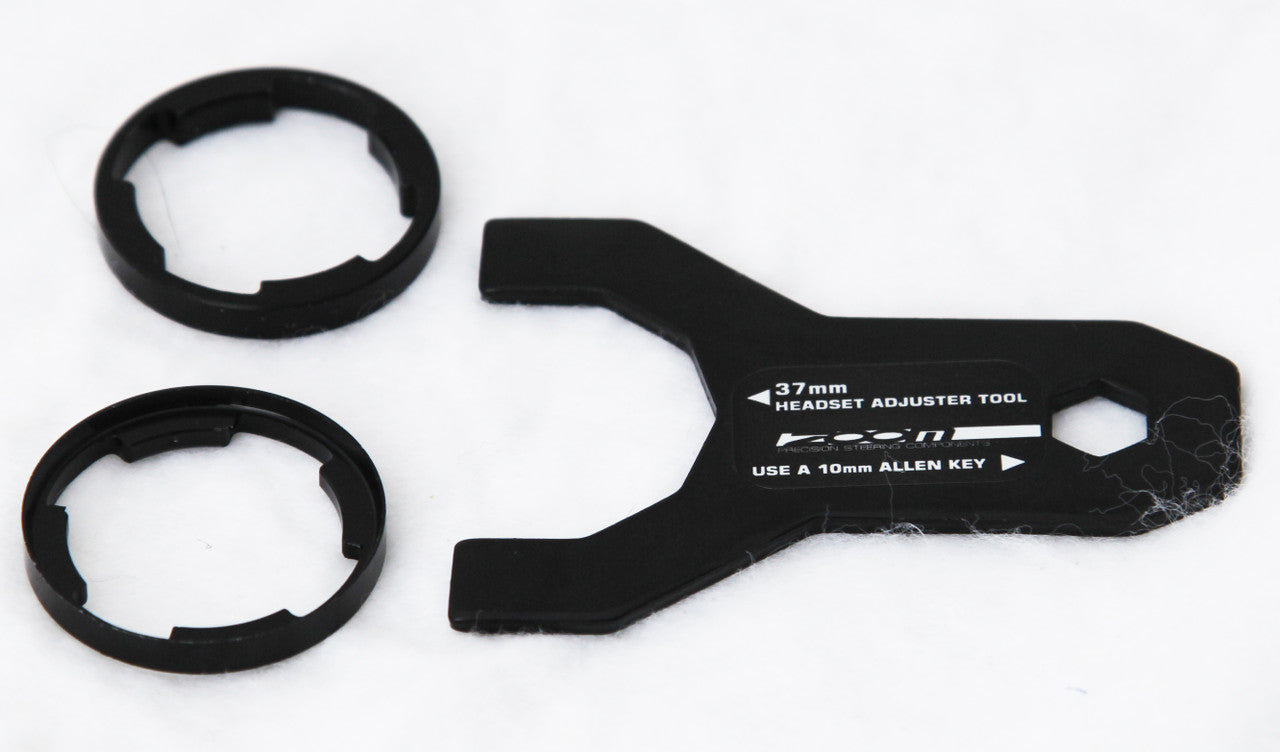 ZOOM TDS-D616 height adjustable stem for MTB and eBike, featuring cable integration and a sleek black finish.