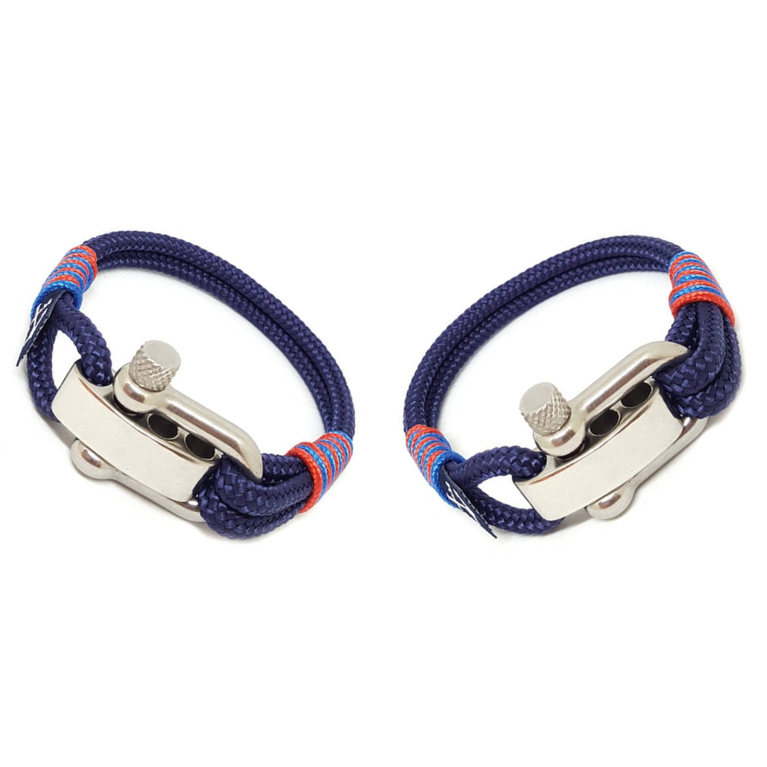 Ballymena Couple Nautical Bracelets showcasing a unique nautical design, symbolizing love and connection between partners.