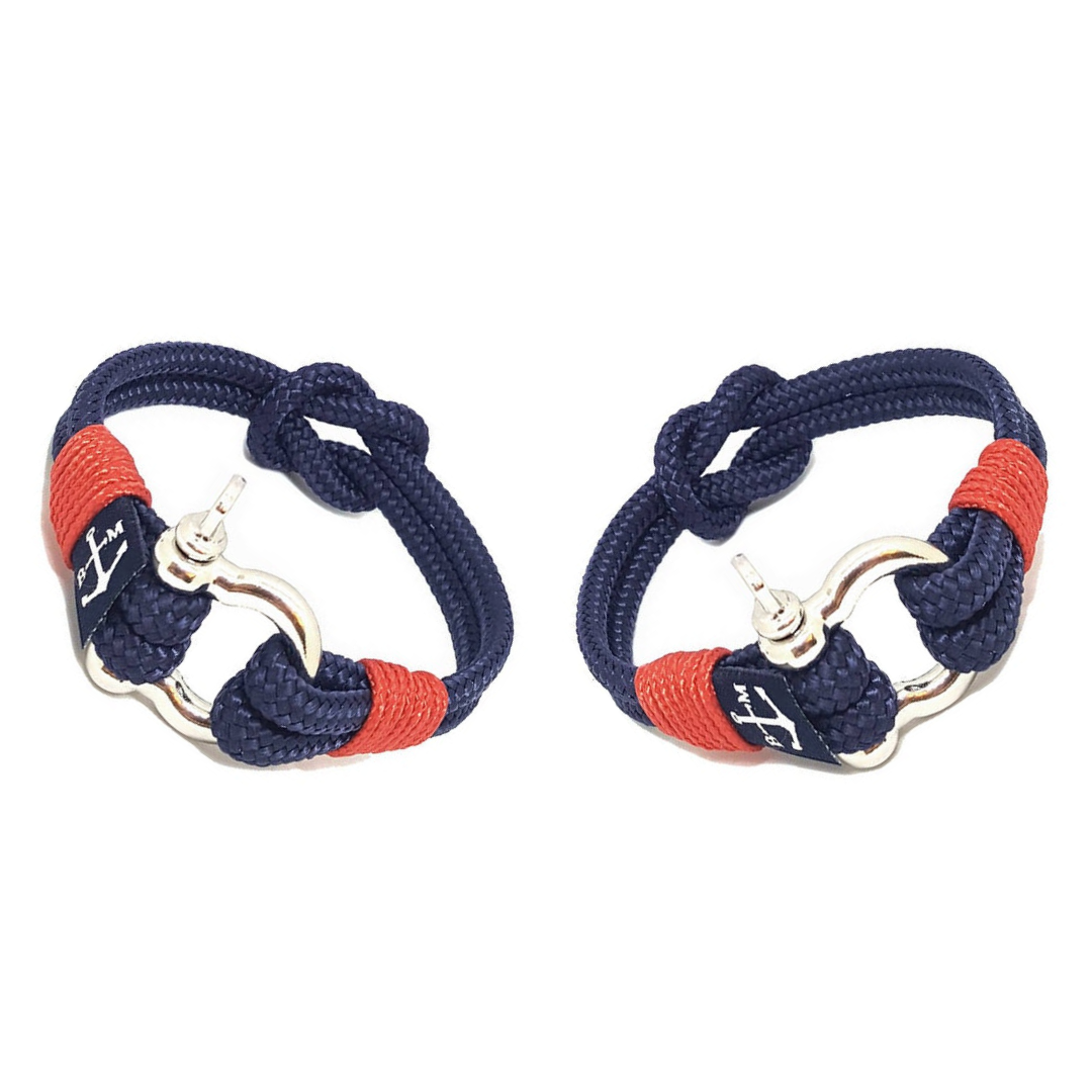 Clodagh Couple Nautical Bracelets featuring a unique nautical design, symbolizing love and connection for couples.