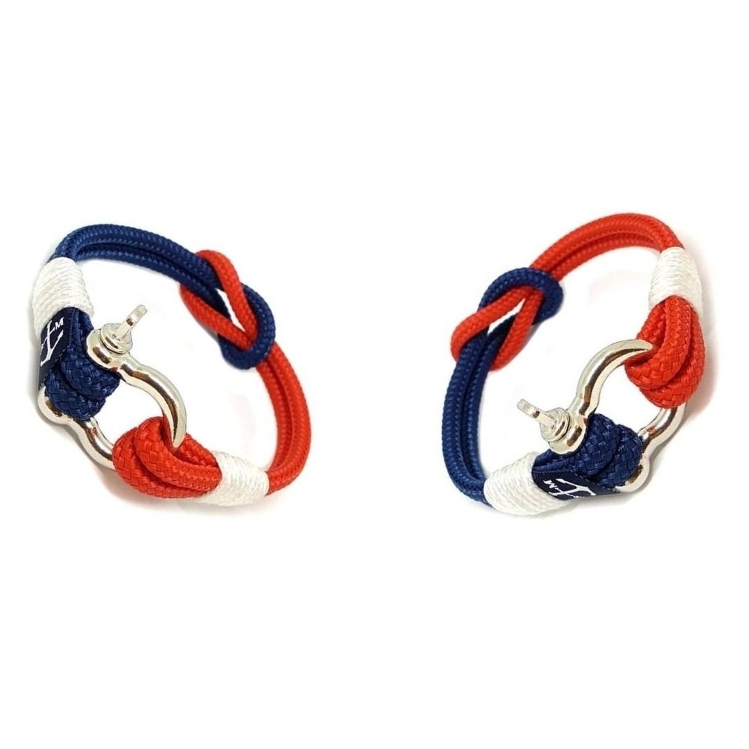 Keiran Reef Knot Nautical Rope Bracelet showcasing its intricate knot design and durable rope material.
