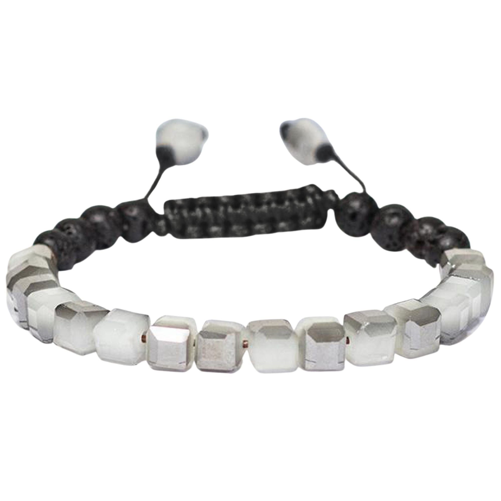 Lava Stone Glass Diffuser Bracelet with colorful glass beads and essential oils, showcasing its stylish design and therapeutic benefits.