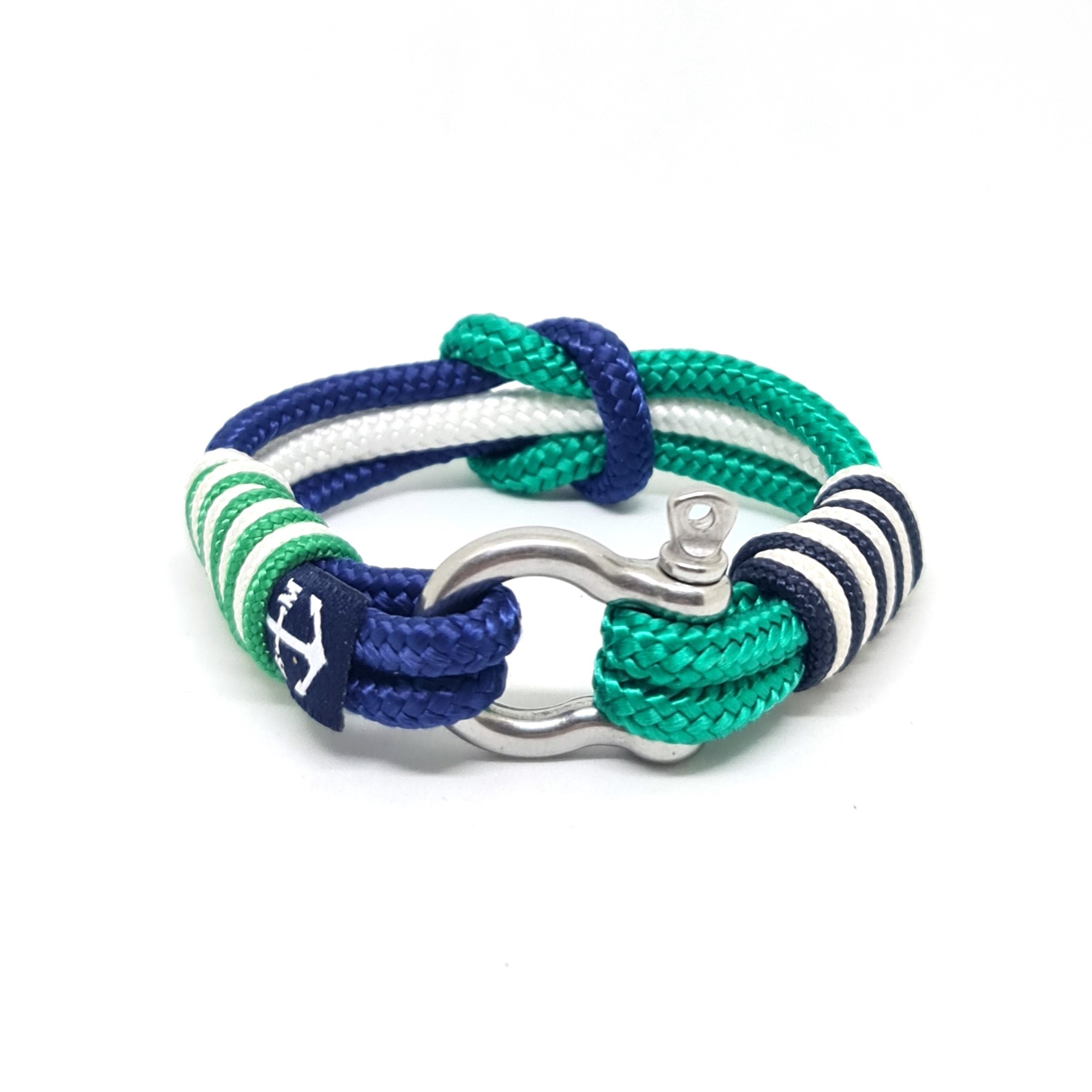 Nemesis Nautical Bracelet featuring high-quality sailing ropes and a stainless steel anchor, perfect for sailors and travelers.