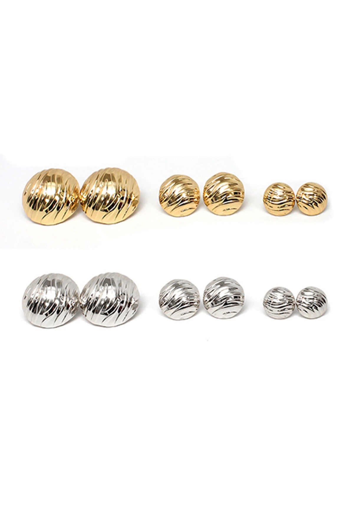 Three pairs of Zibra Pattern Knot Earrings displayed, showcasing unique designs and varying lengths.